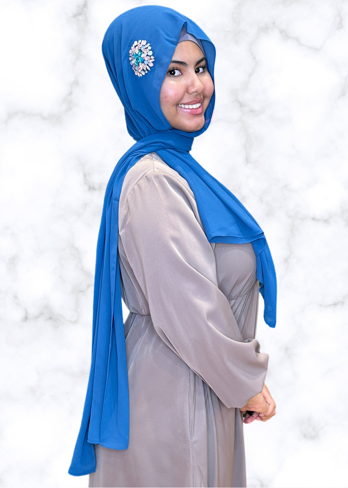 Sapphire - Sunburst Encrusted Hijab