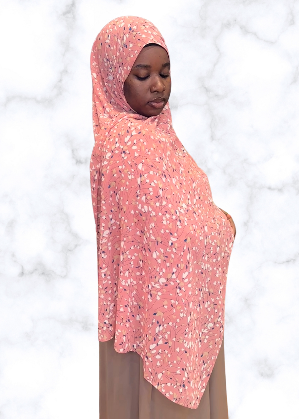 Rose Meadow - Chiffon Printed Hijab