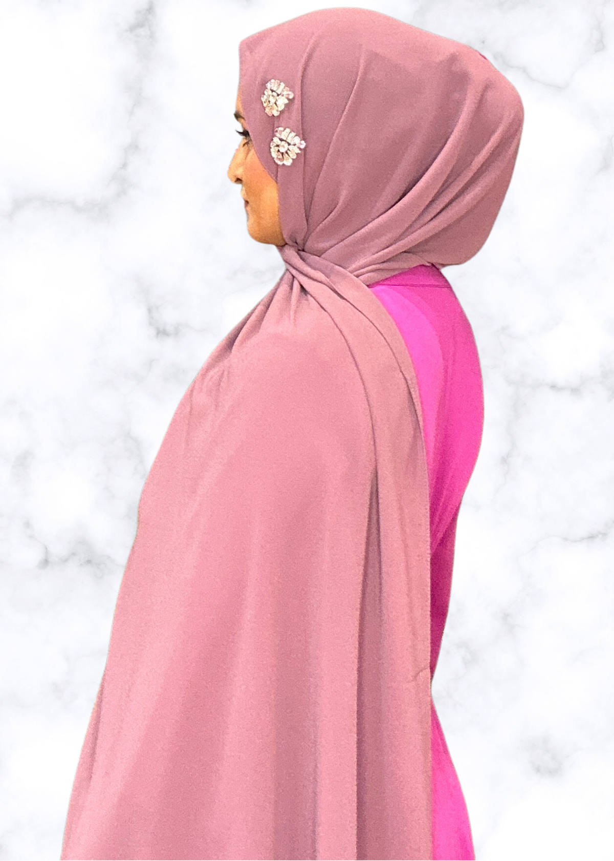 Fig - Duo Encrusted Hijab