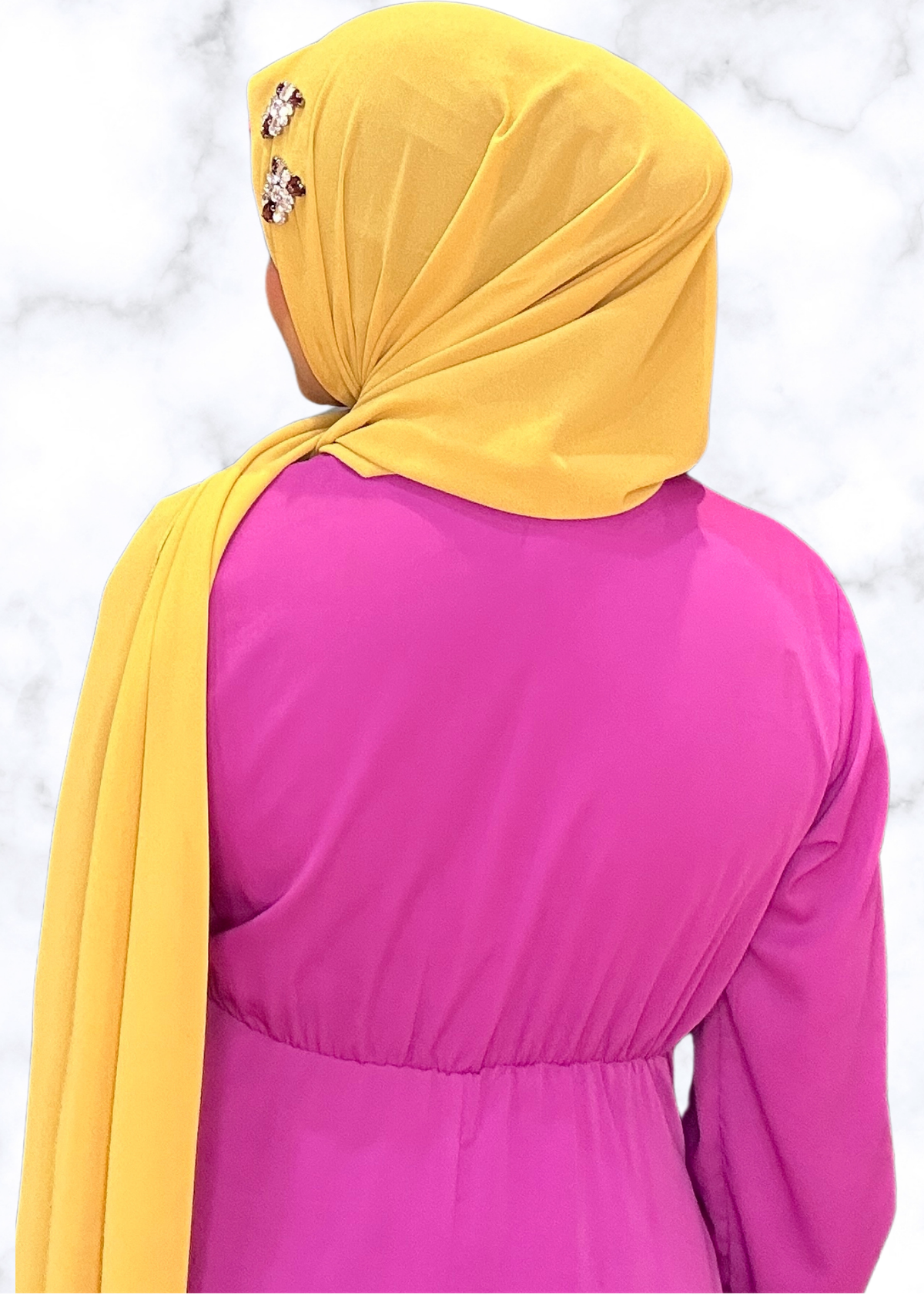 Saffron - Duo Encrusted Hijab