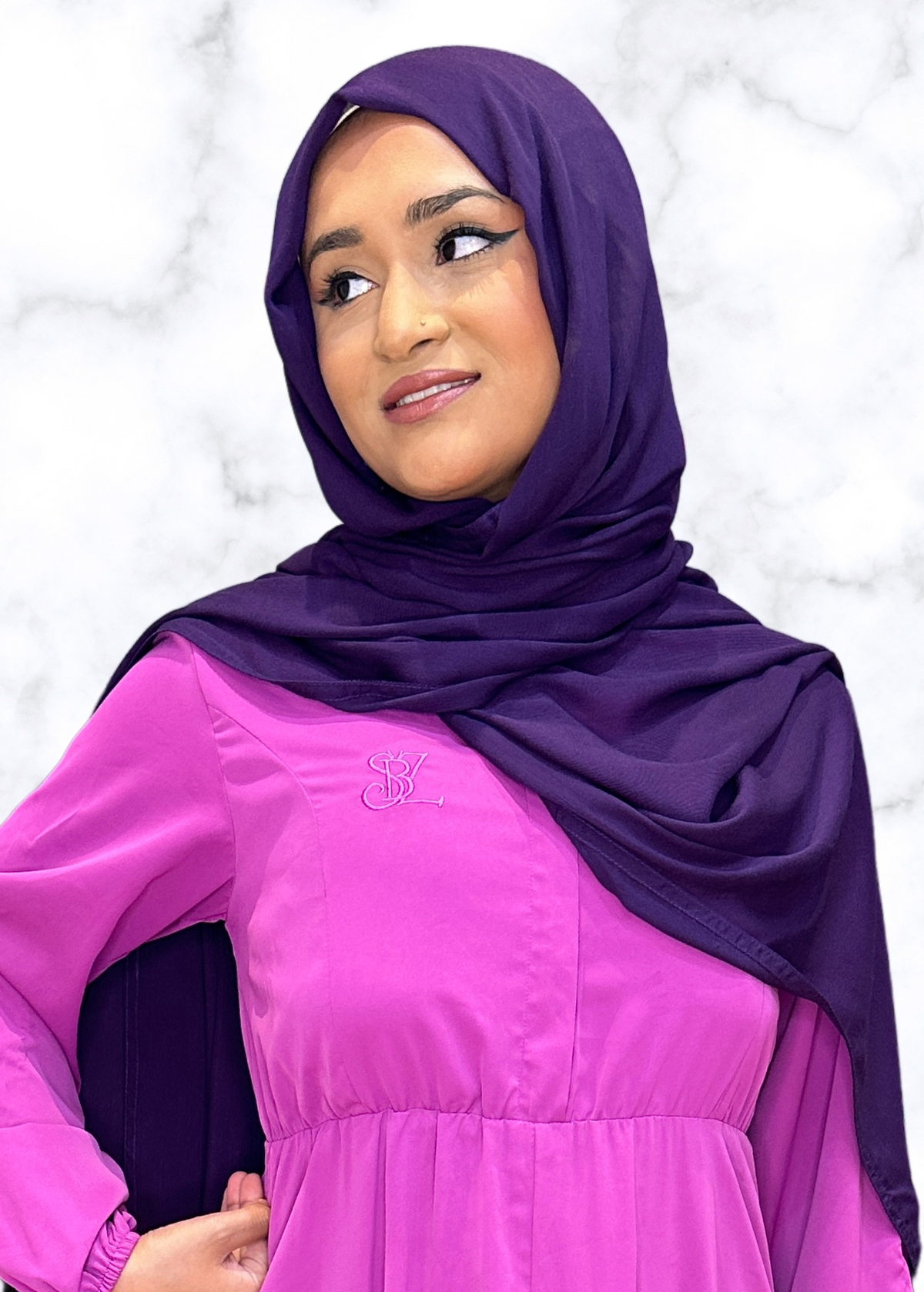 Grape - XL Cotton Modal Hijabs