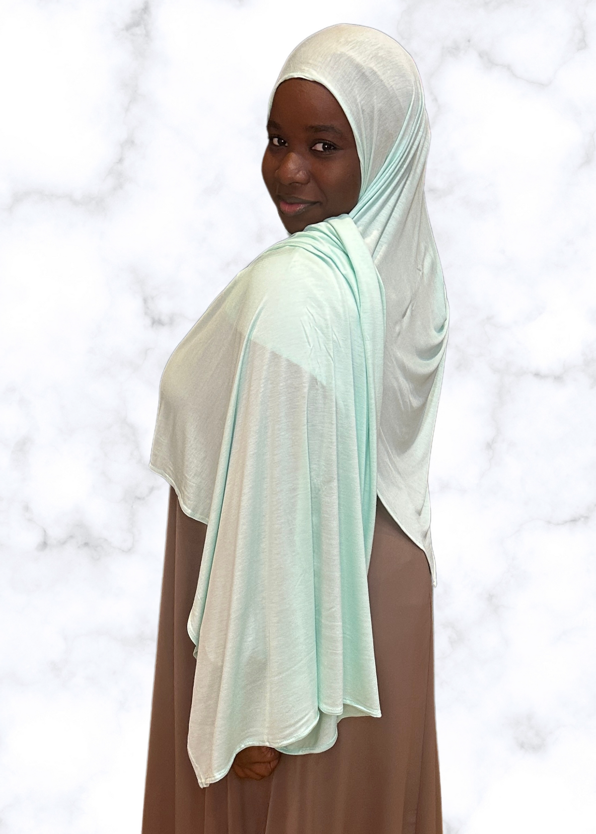 Fresh Mint - XL Jersey Knit Hijab