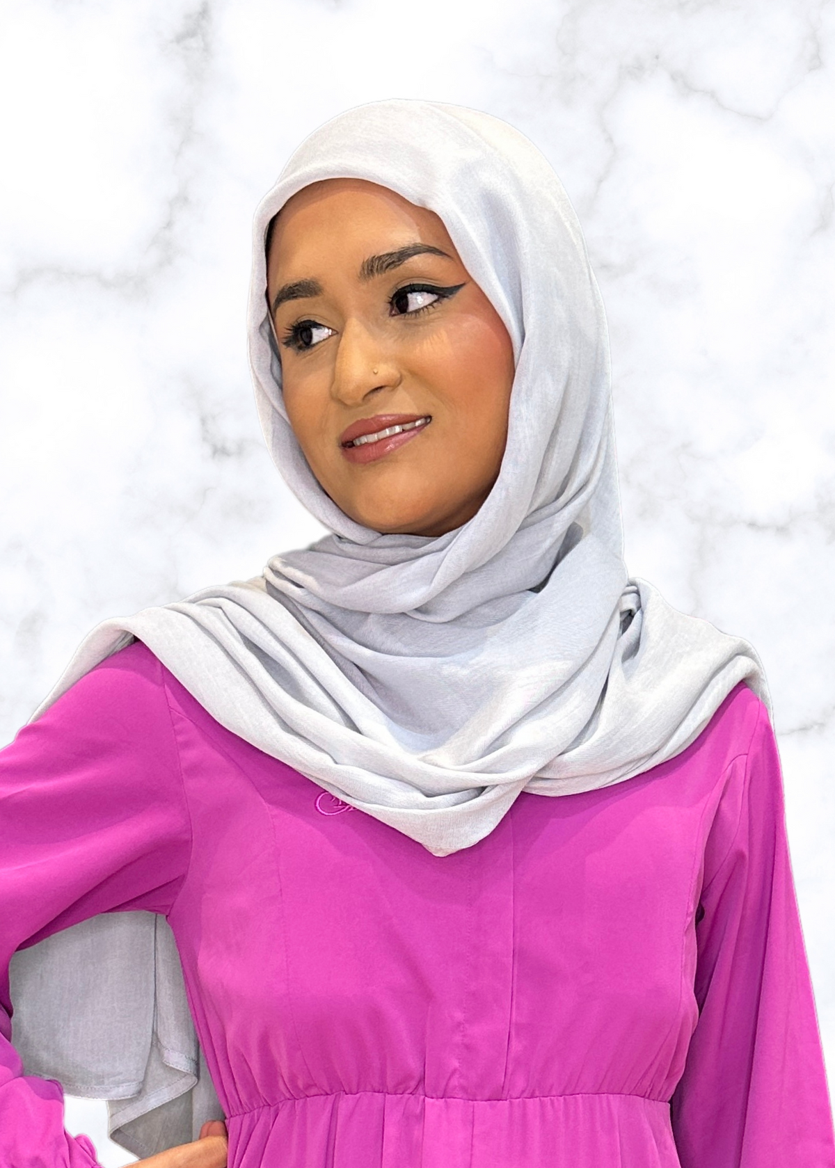 Light Gray - XL Cotton Modal Hijabs