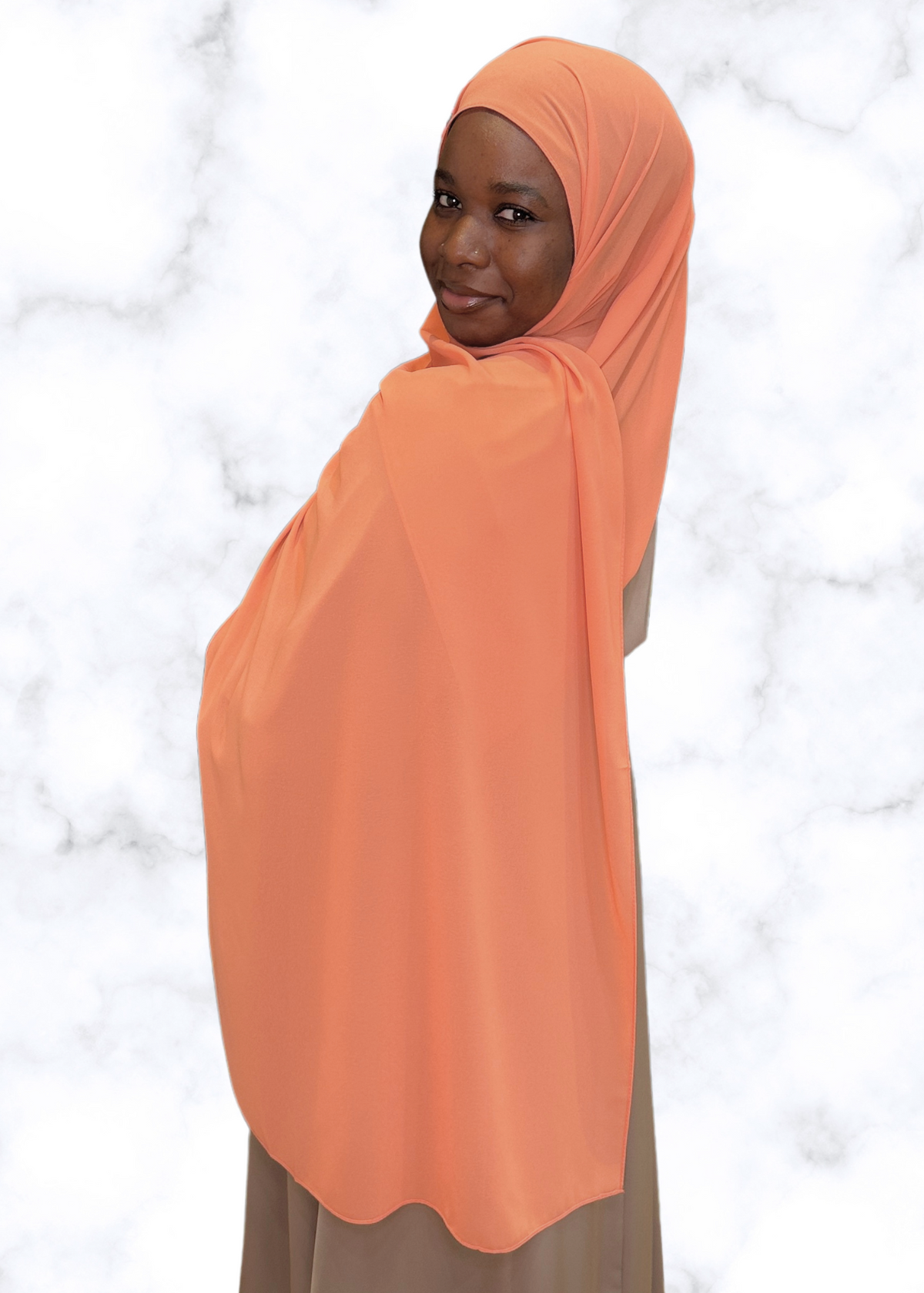 Cream Soda - XL Premium Chiffon Hijab