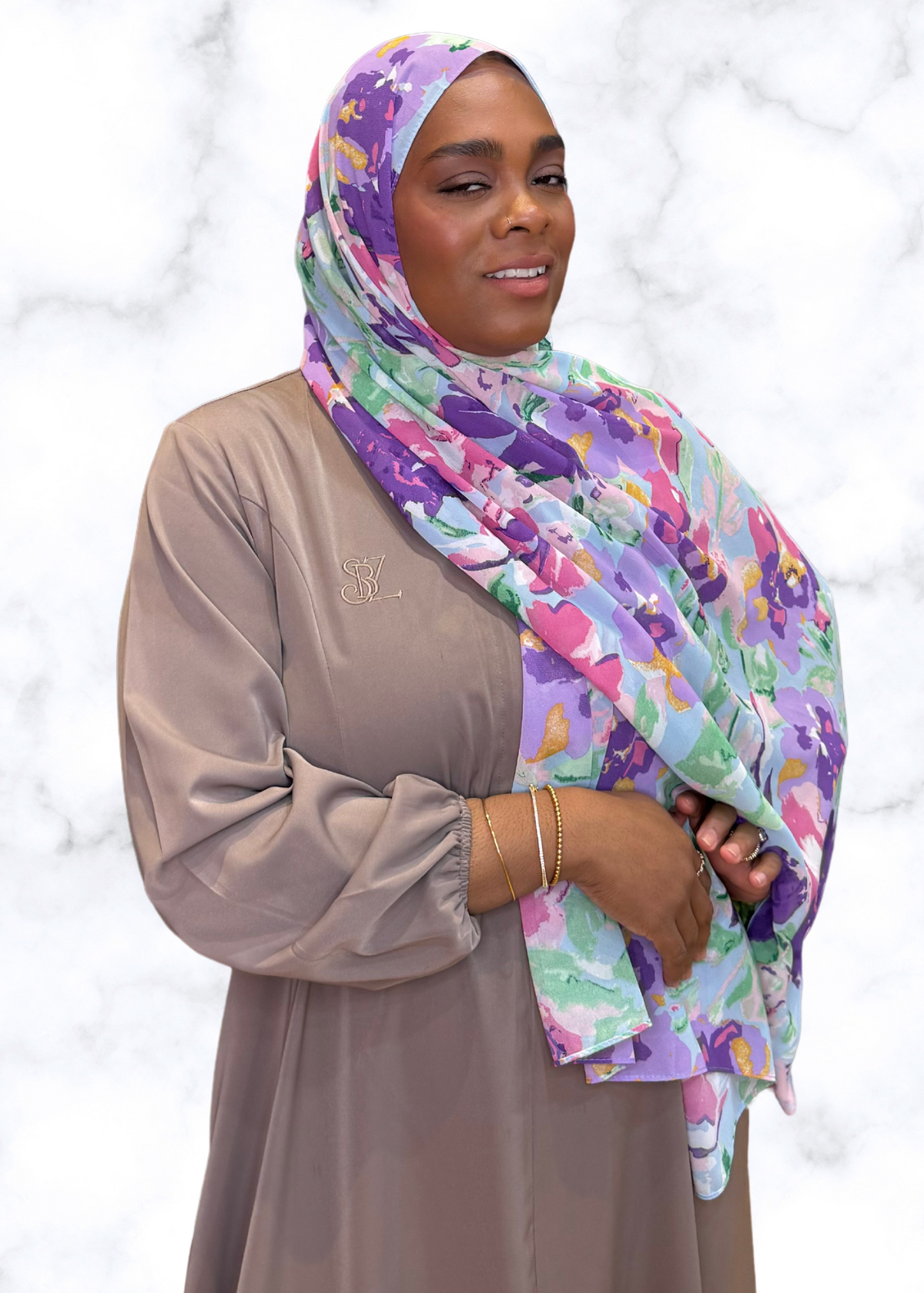 Run Away with Me - Chiffon Printed Hijab