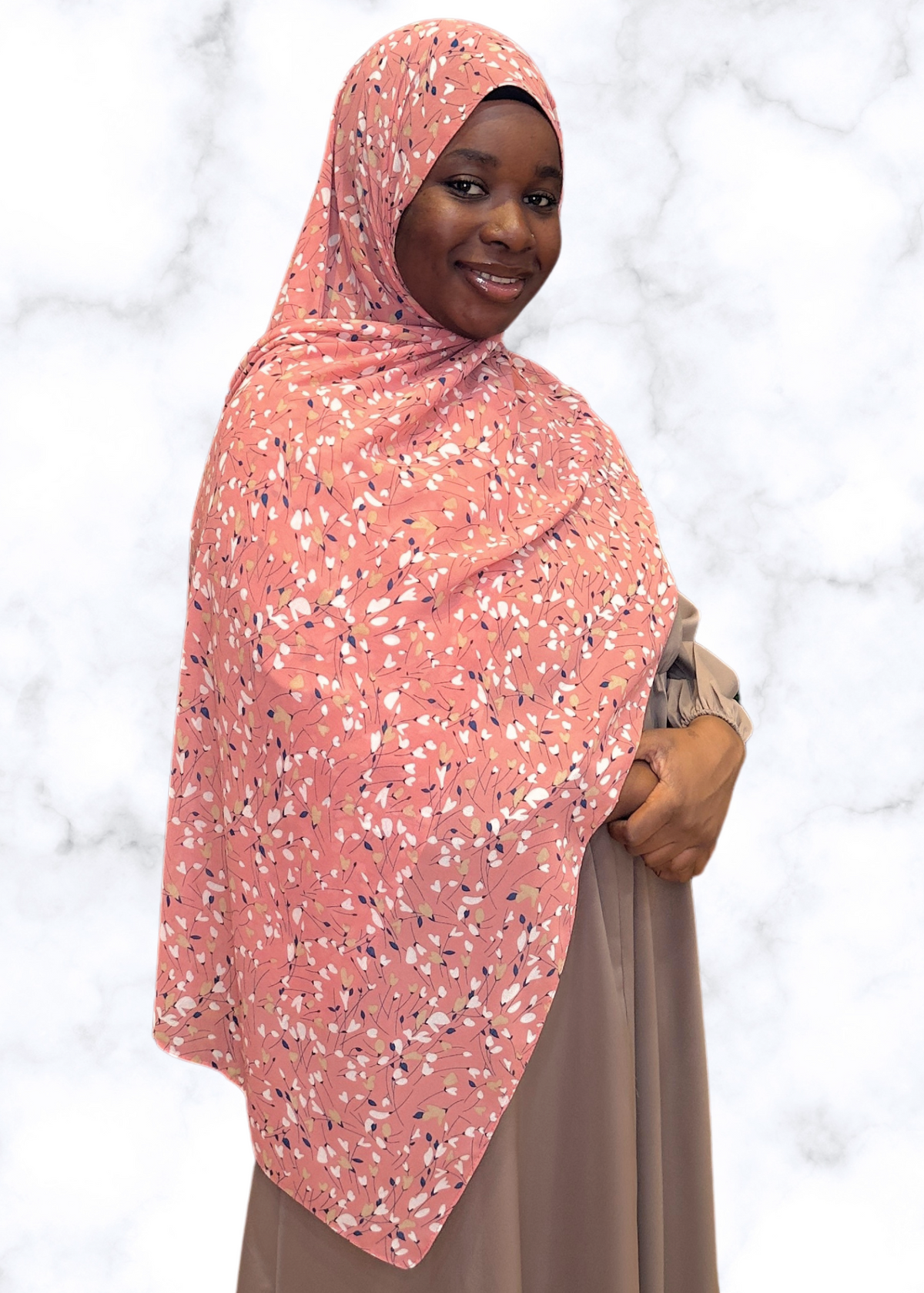 Rose Meadow - Chiffon Printed Hijab