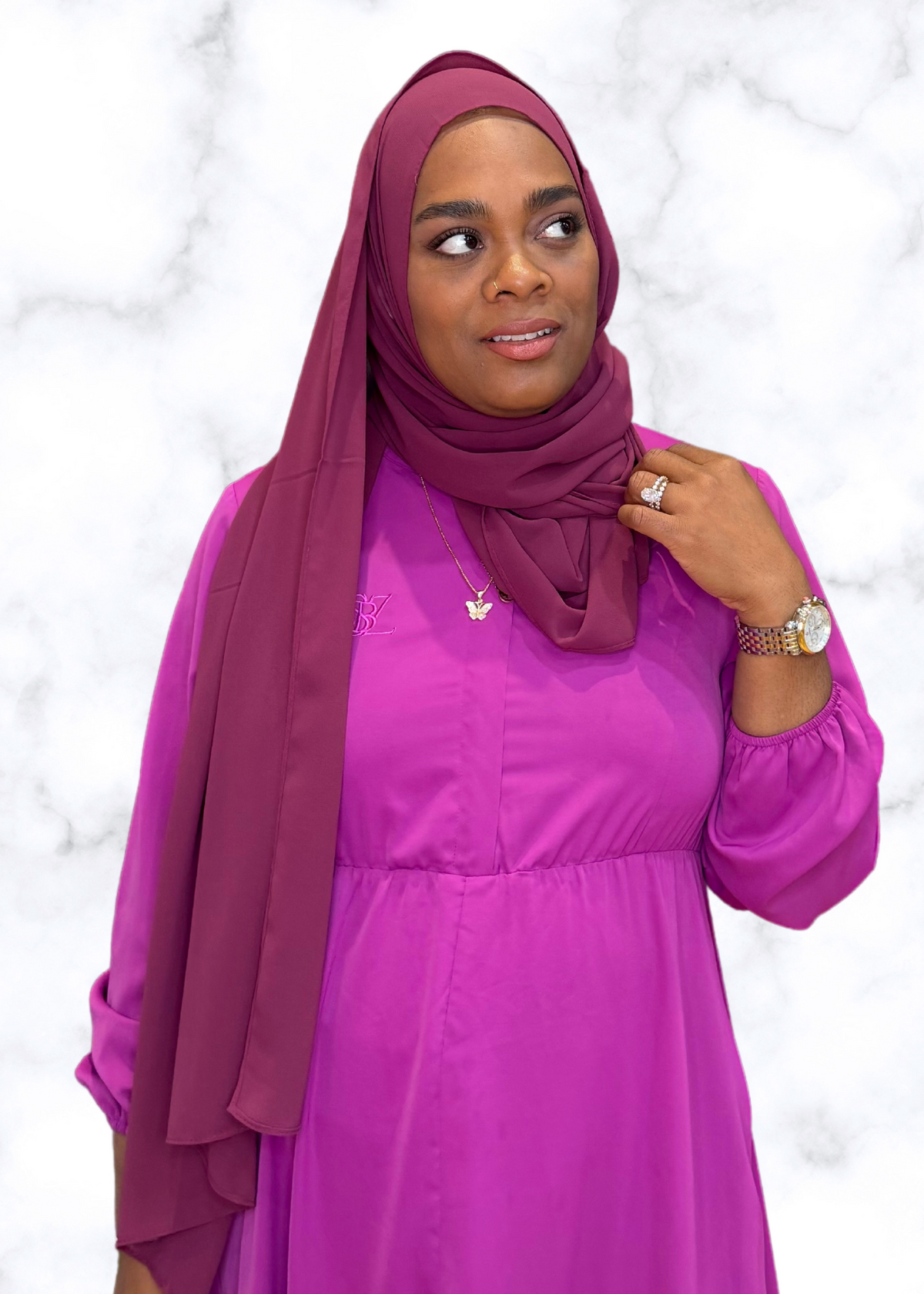 Mahogany - XL Premium Chiffon Hijab