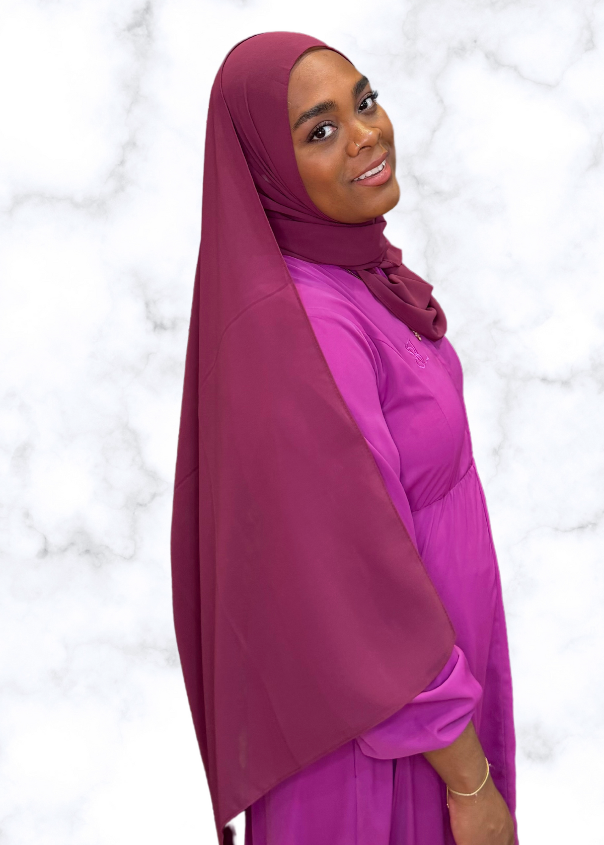 Mahogany - XL Premium Chiffon Hijab