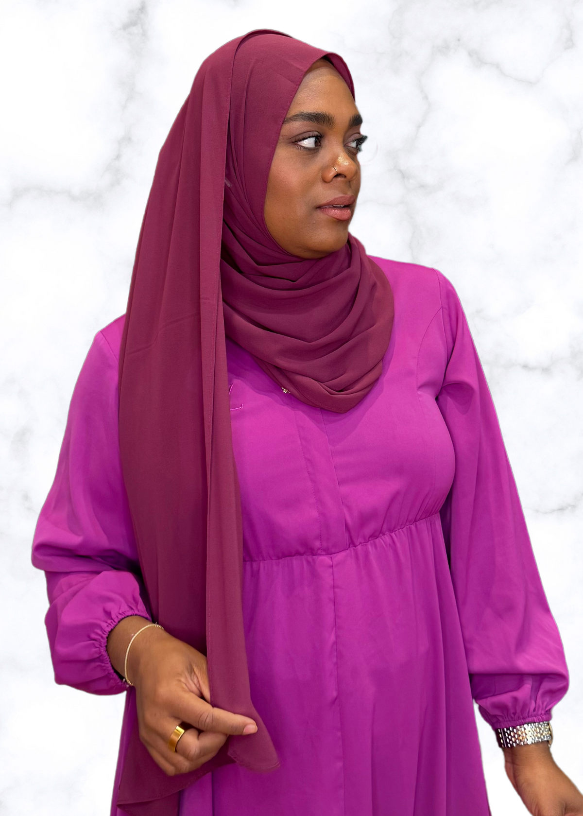 Mahogany - XL Premium Chiffon Hijab