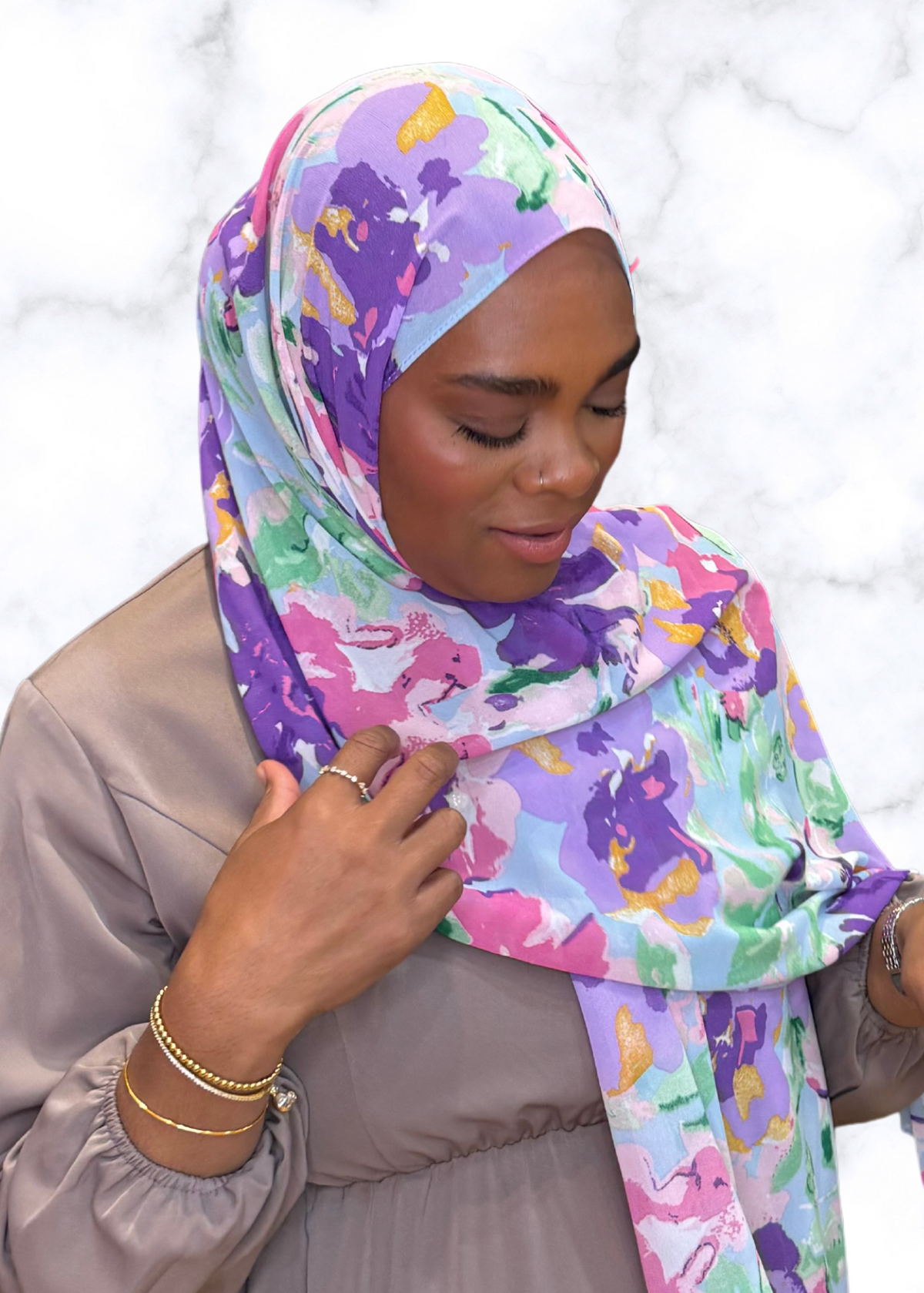 Run Away with Me - Chiffon Printed Hijab