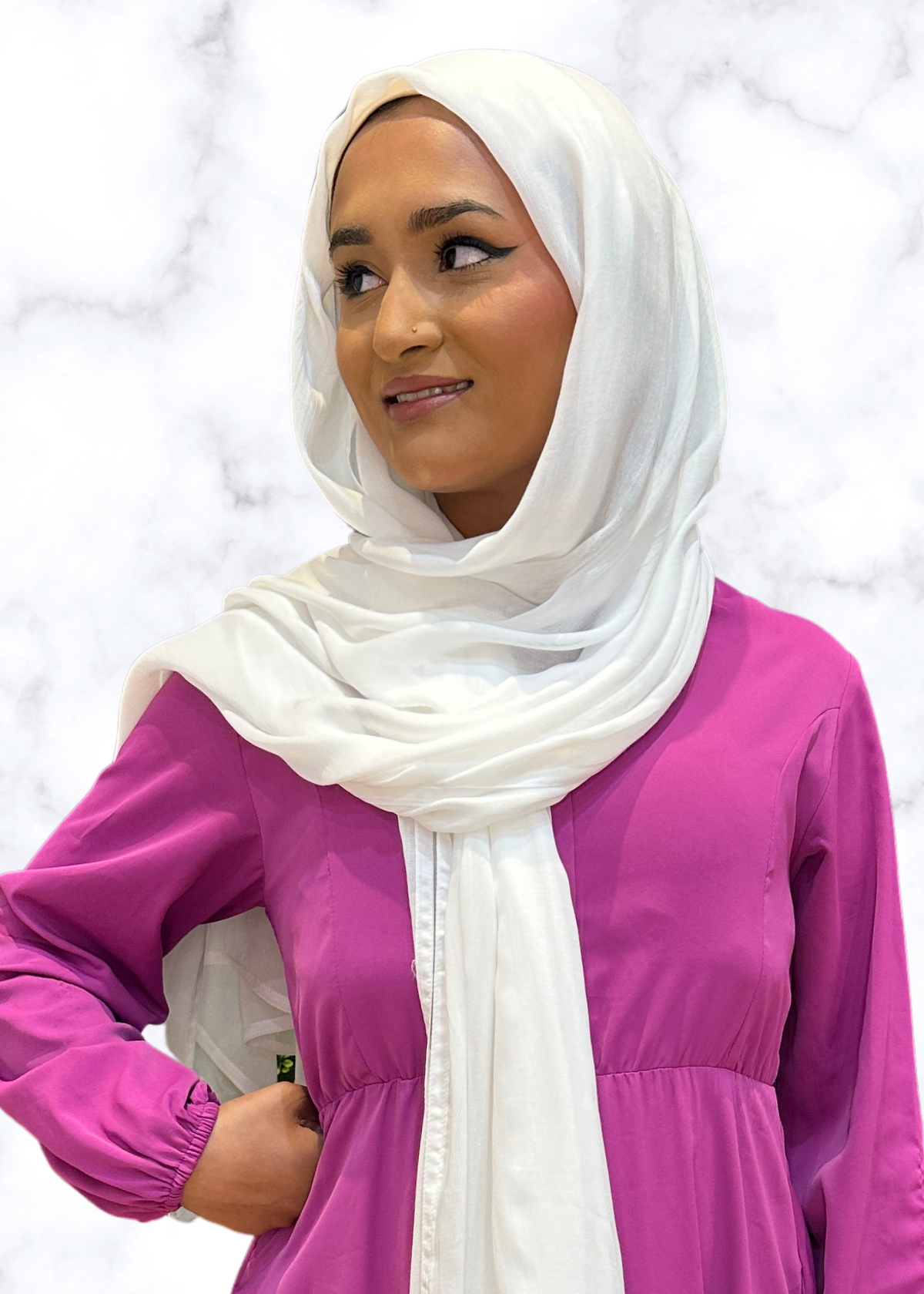 Ivory - XL Cotton Modal Hijabs