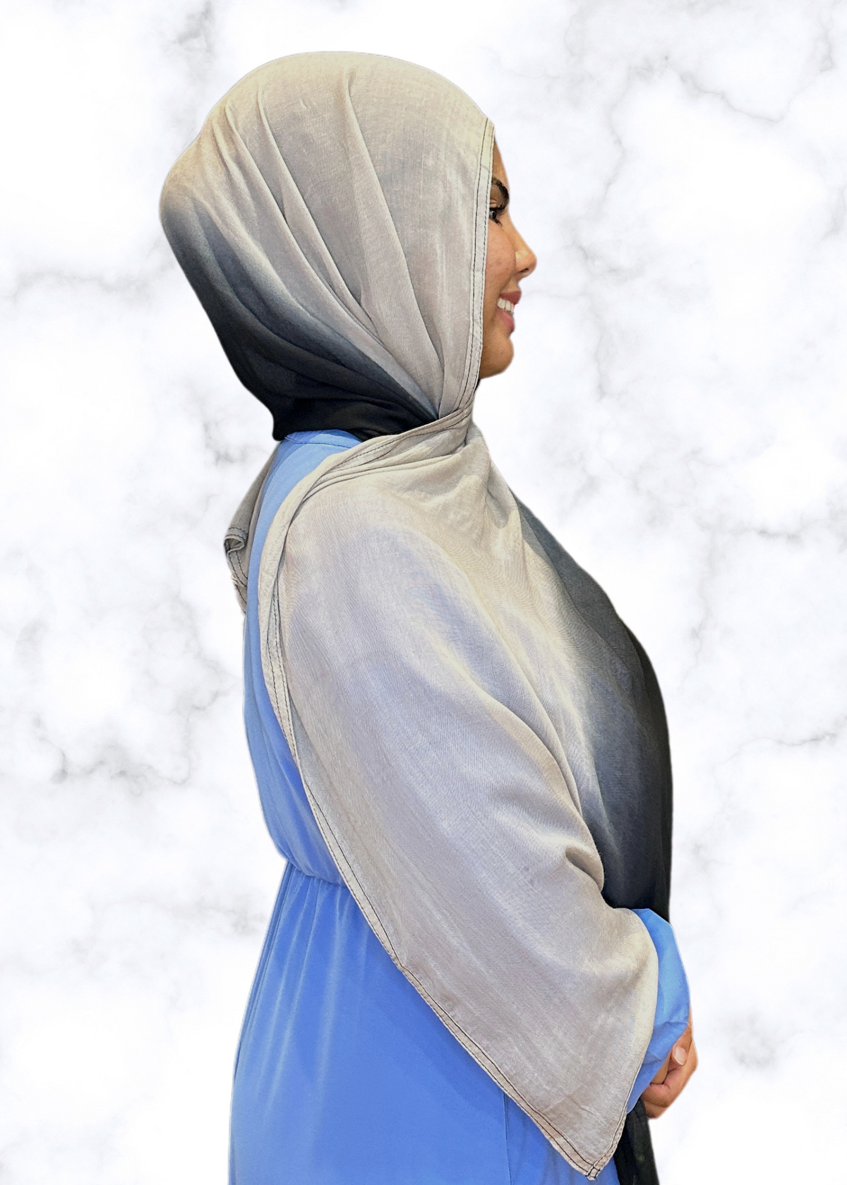 Midnight Ombré- XL Cotton Modal Hijabs