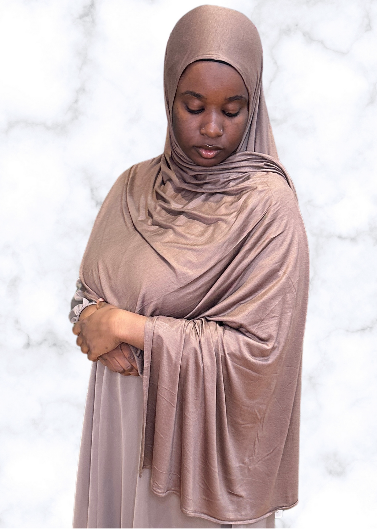 Mocha - XL Jersey Knit Hijab