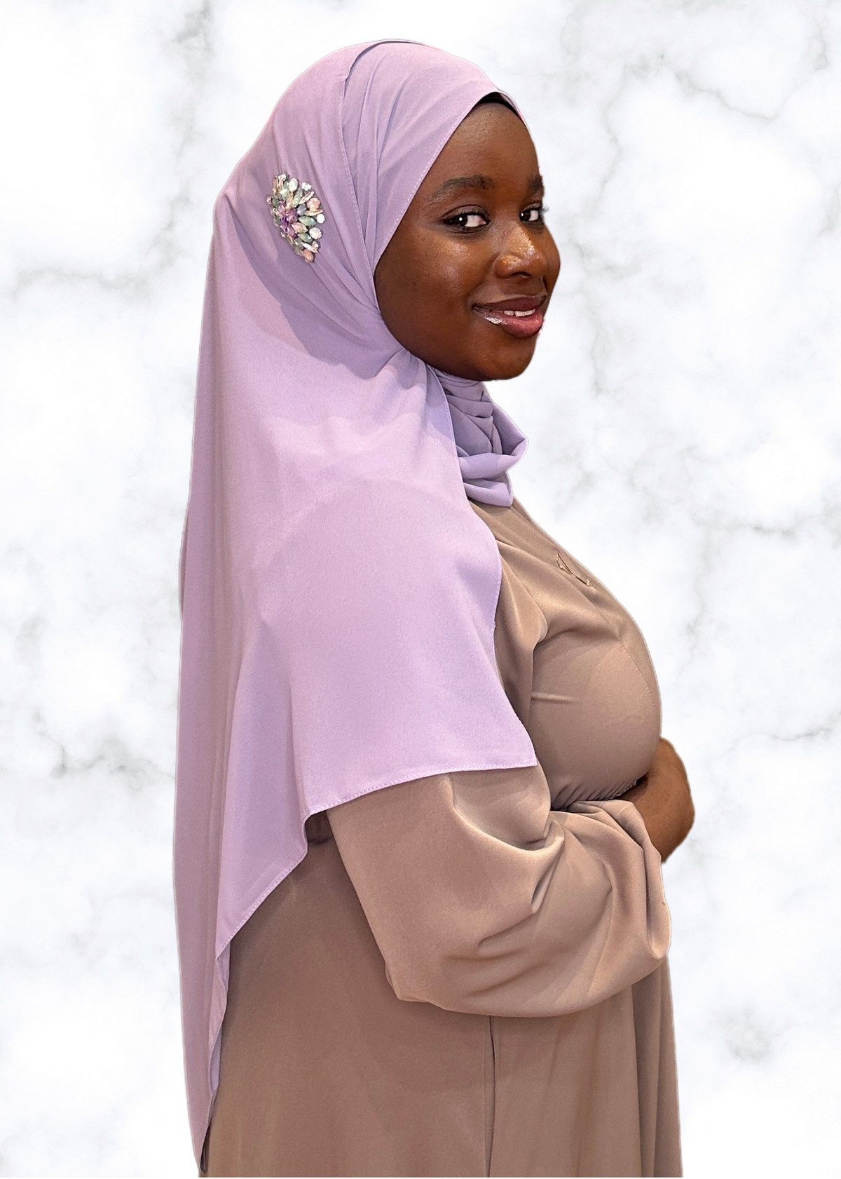 Wisteria - Sunburst Encrusted Hijab