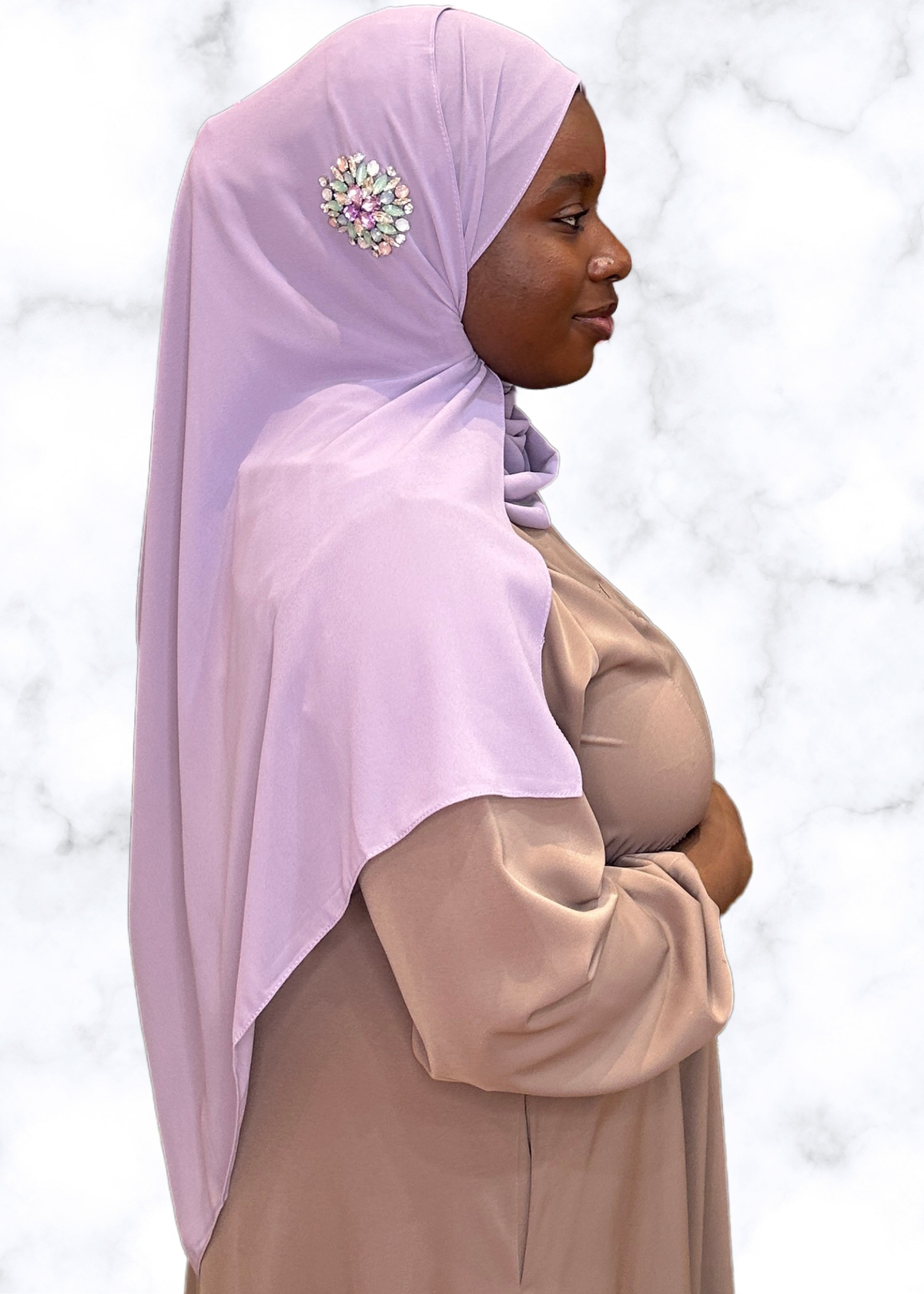 Wisteria - Sunburst Encrusted Hijab