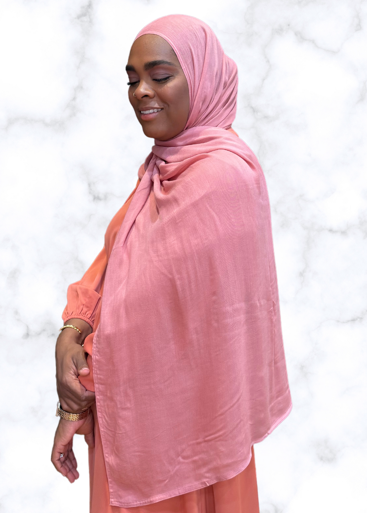 Rose Petal - XL Cotton Modal Hijabs