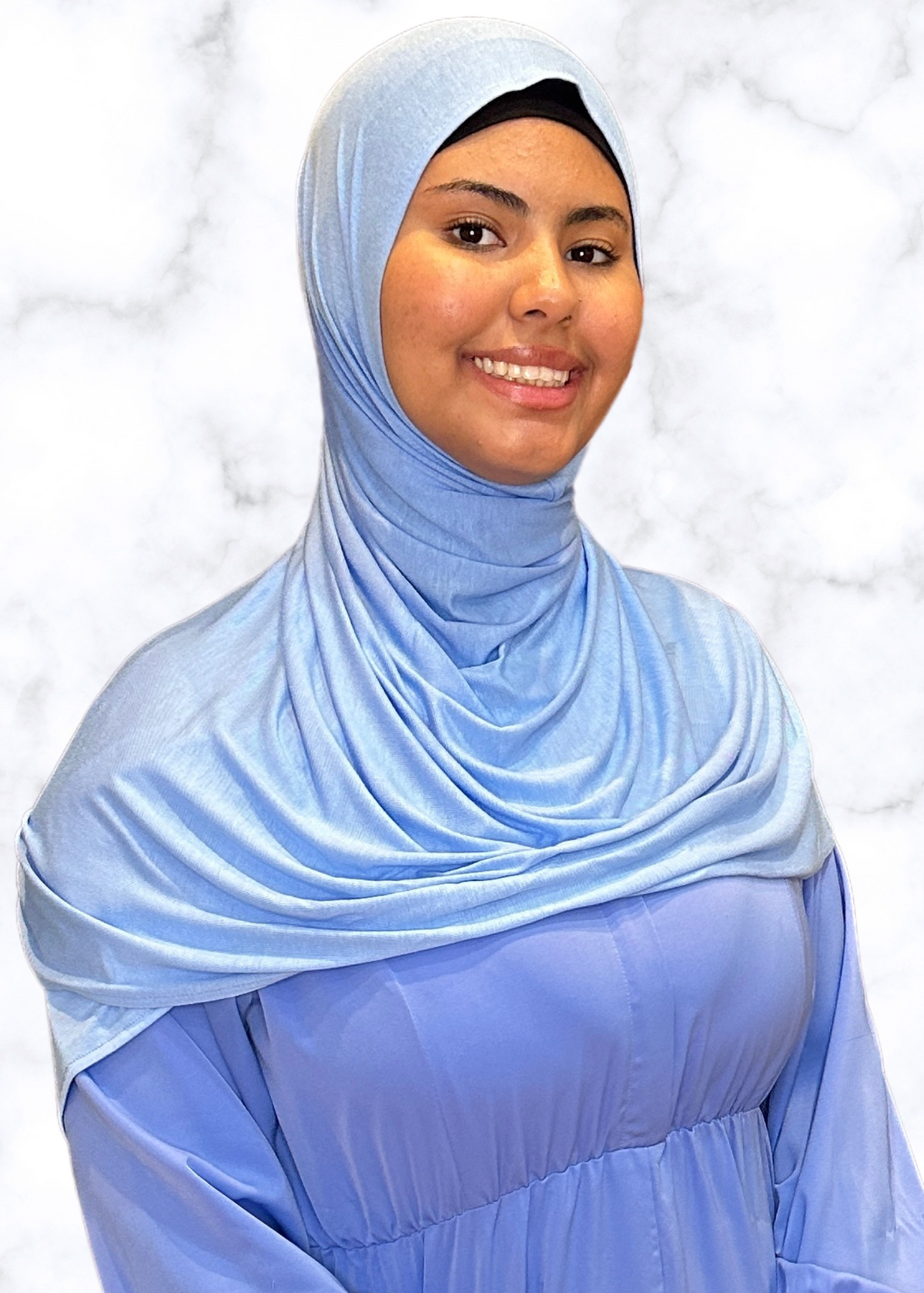 Baby Blue - XL Jersey Knit Hijab