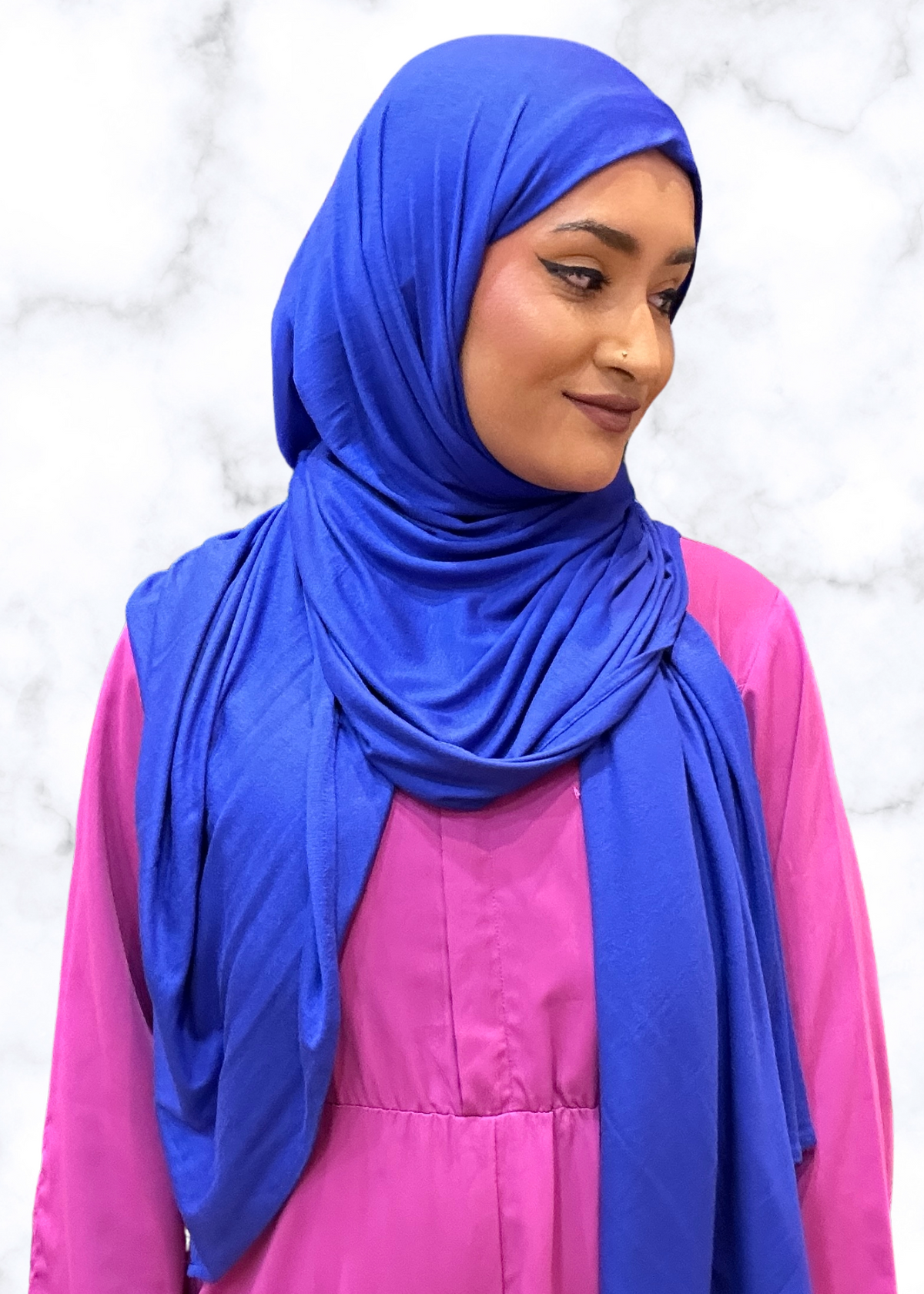 Cobalt - XL Jersey Knit Hijab