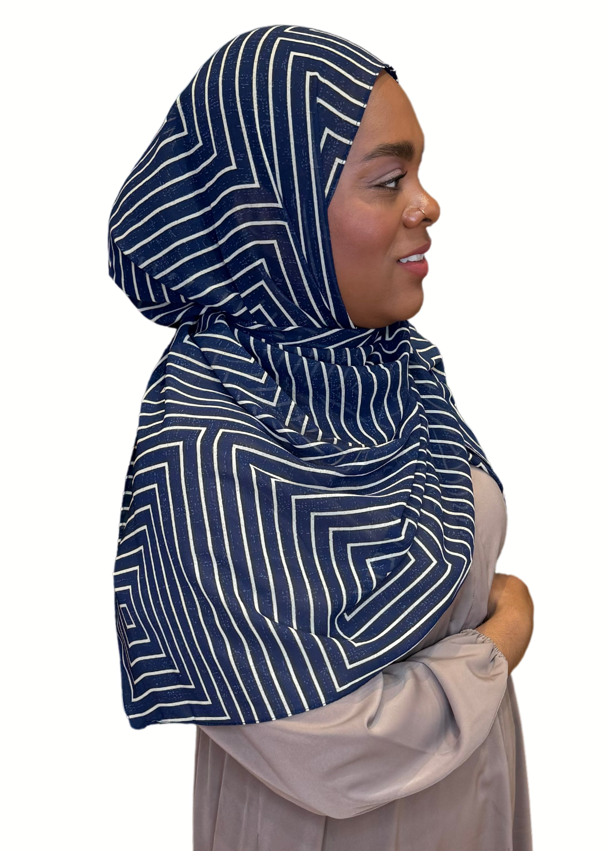 Boss Moves - Chiffon Printed Hijab