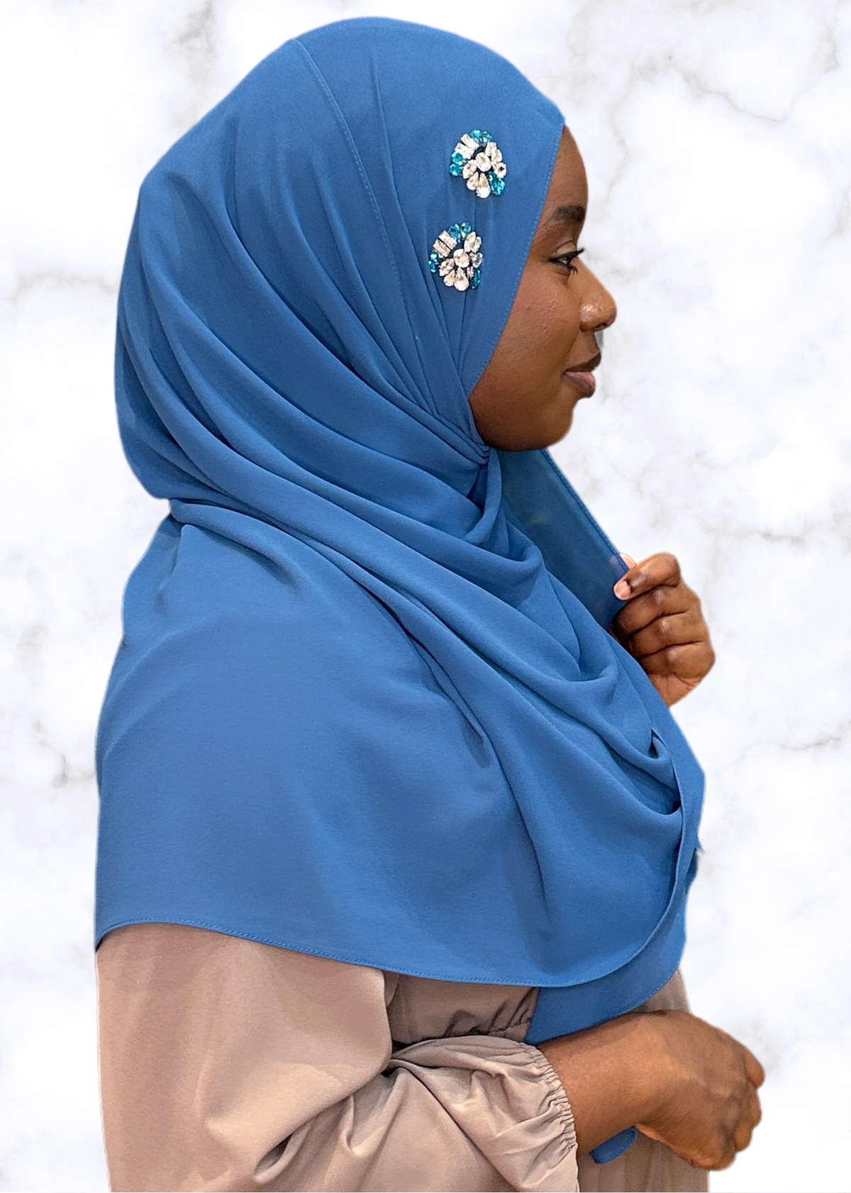 Sapphire - Duo Encrusted Hijab