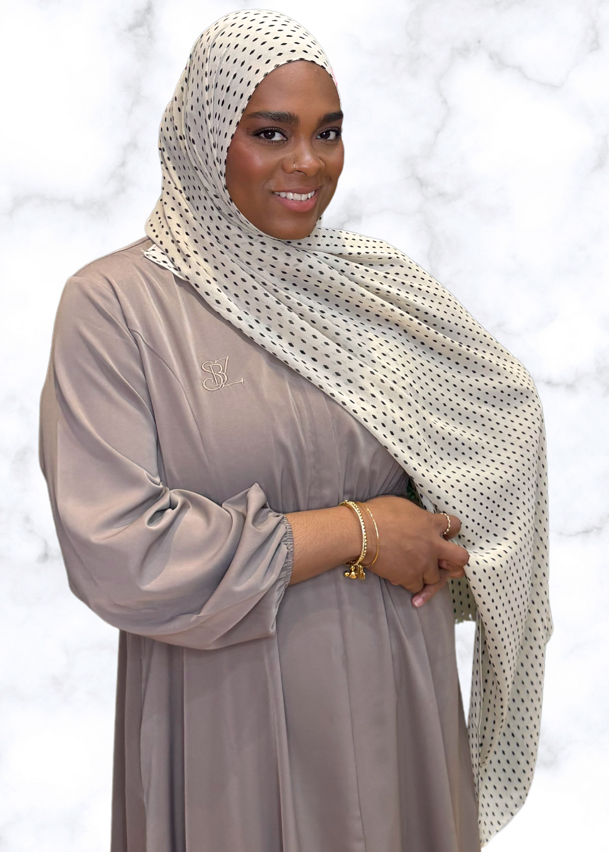 Linen Speckled - Chiffon Printed Hijab