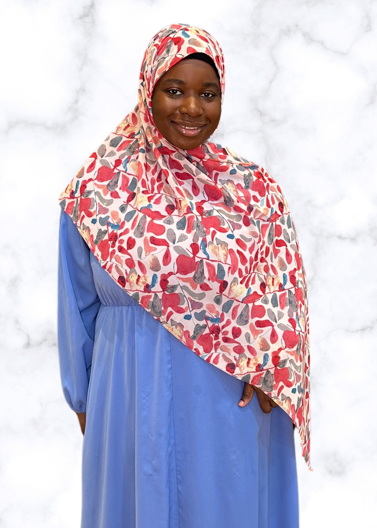 Autumn Sunset - Chiffon Printed Hijab