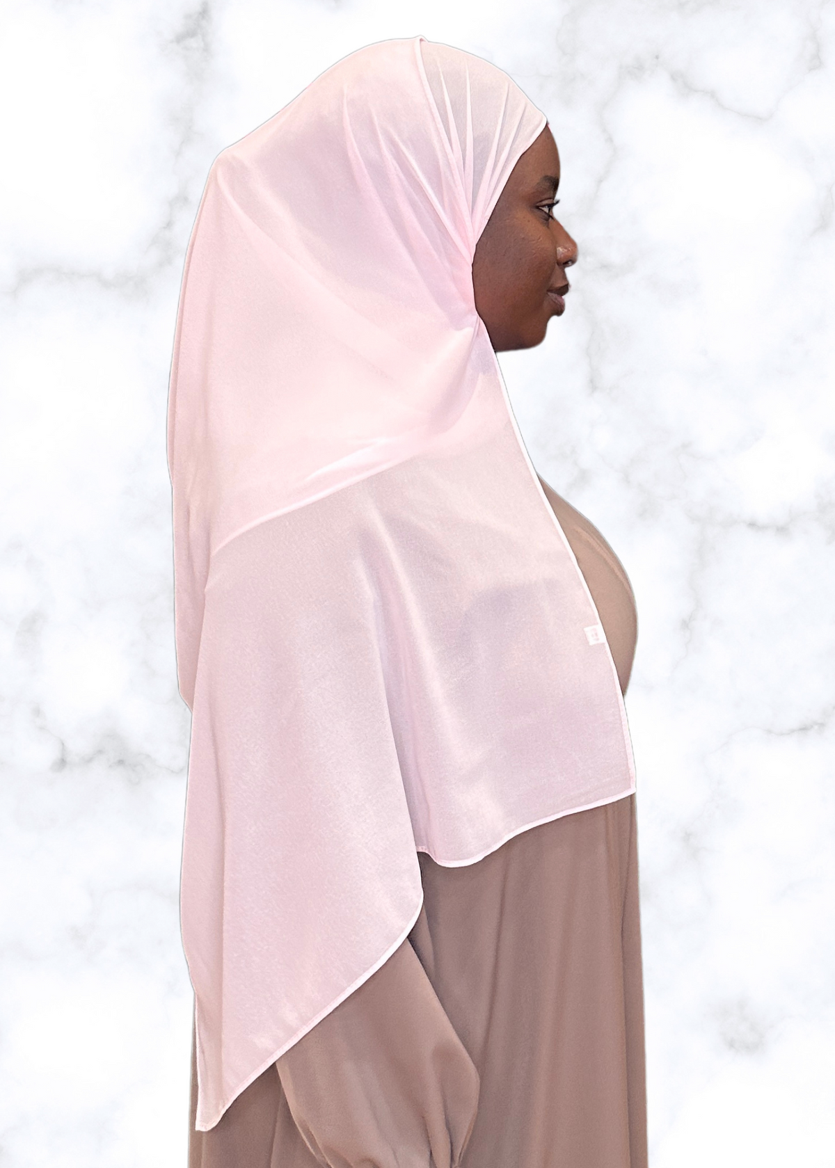 Baby Pink - XL Premium Chiffon Hijab