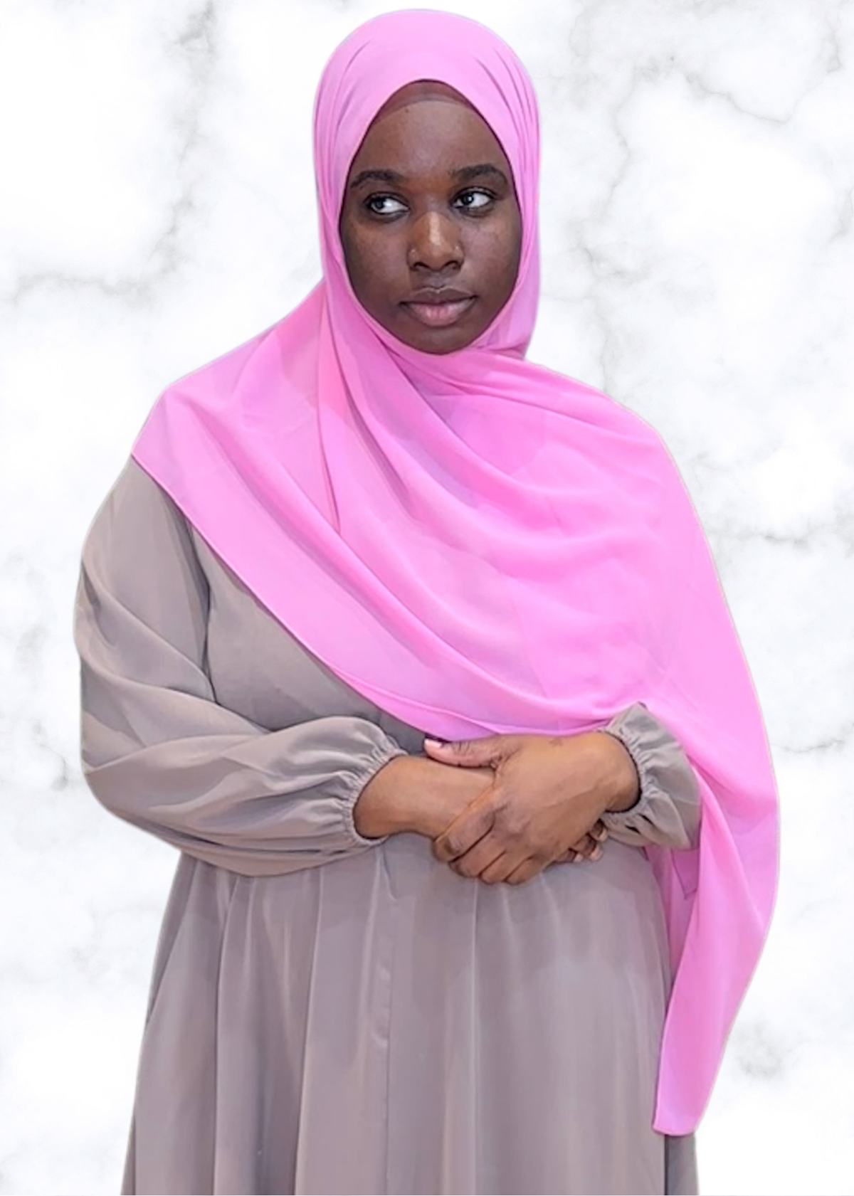 Bubblegum - XL Premium Chiffon Hijab