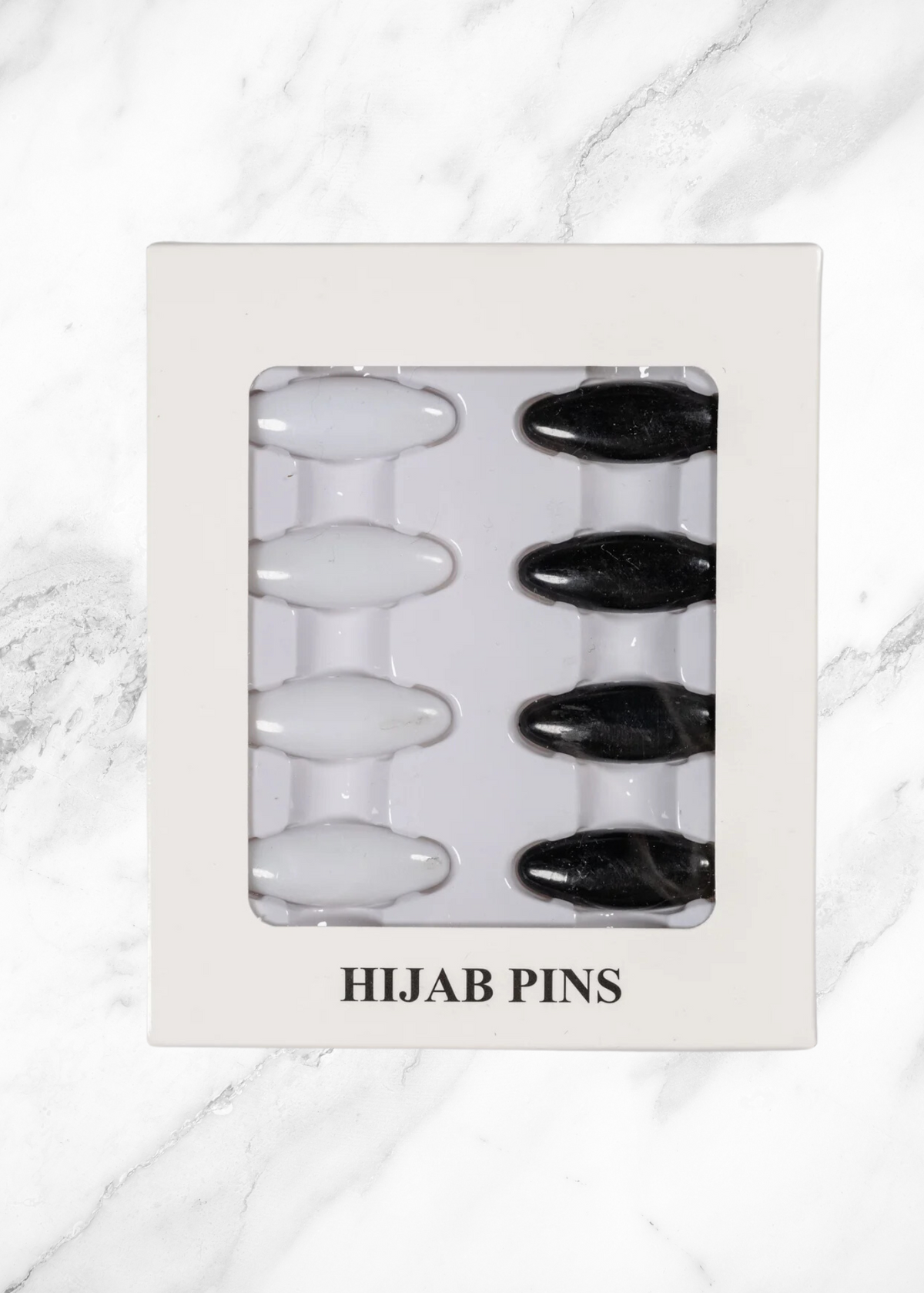 Hijab Pins - Black & White