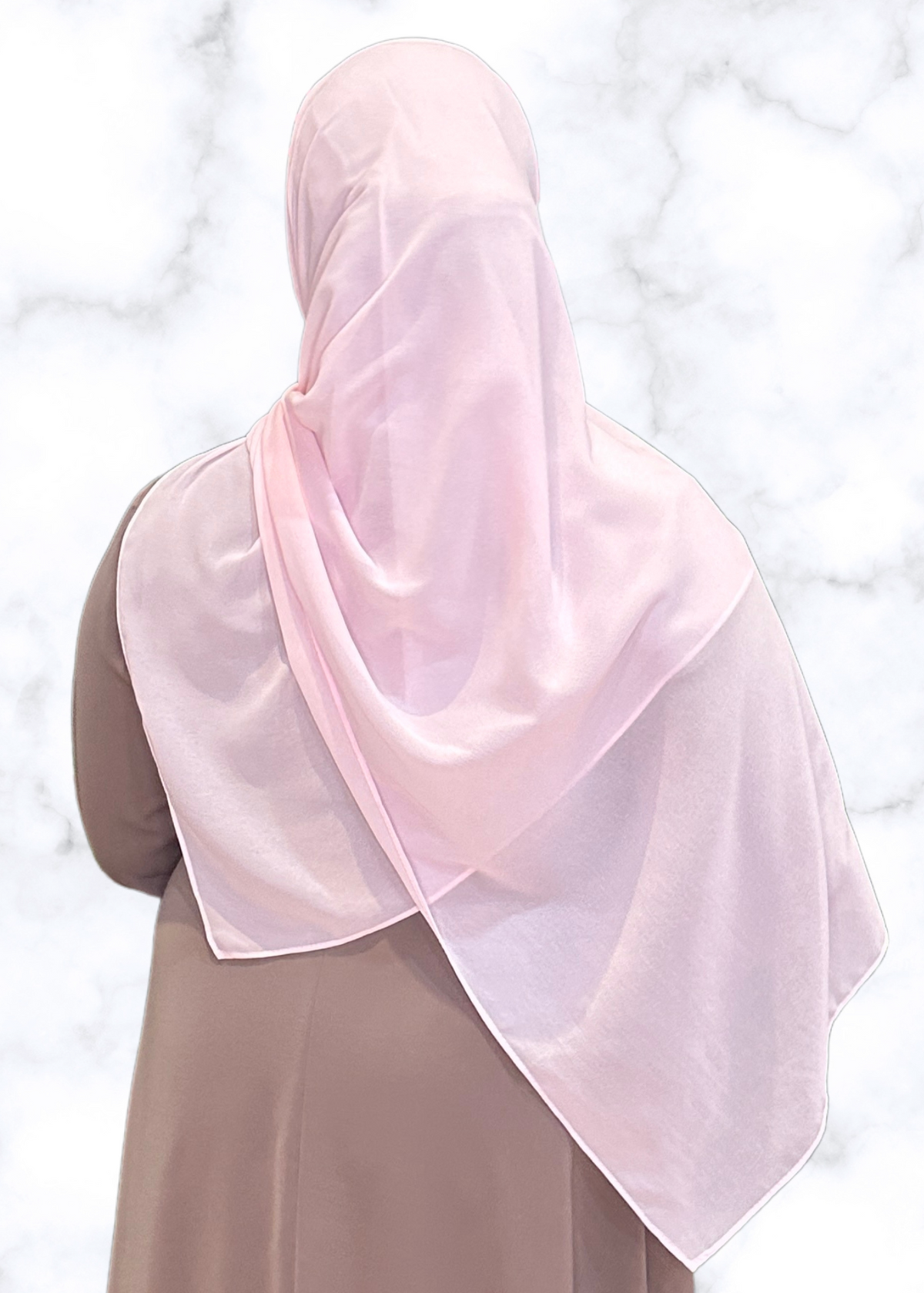 Baby Pink - XL Premium Chiffon Hijab