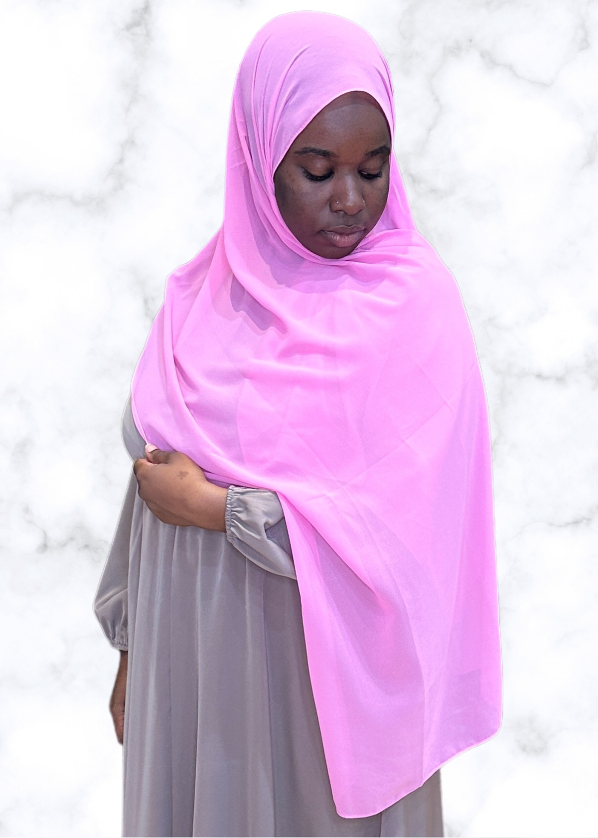 Bubblegum - XL Premium Chiffon Hijab