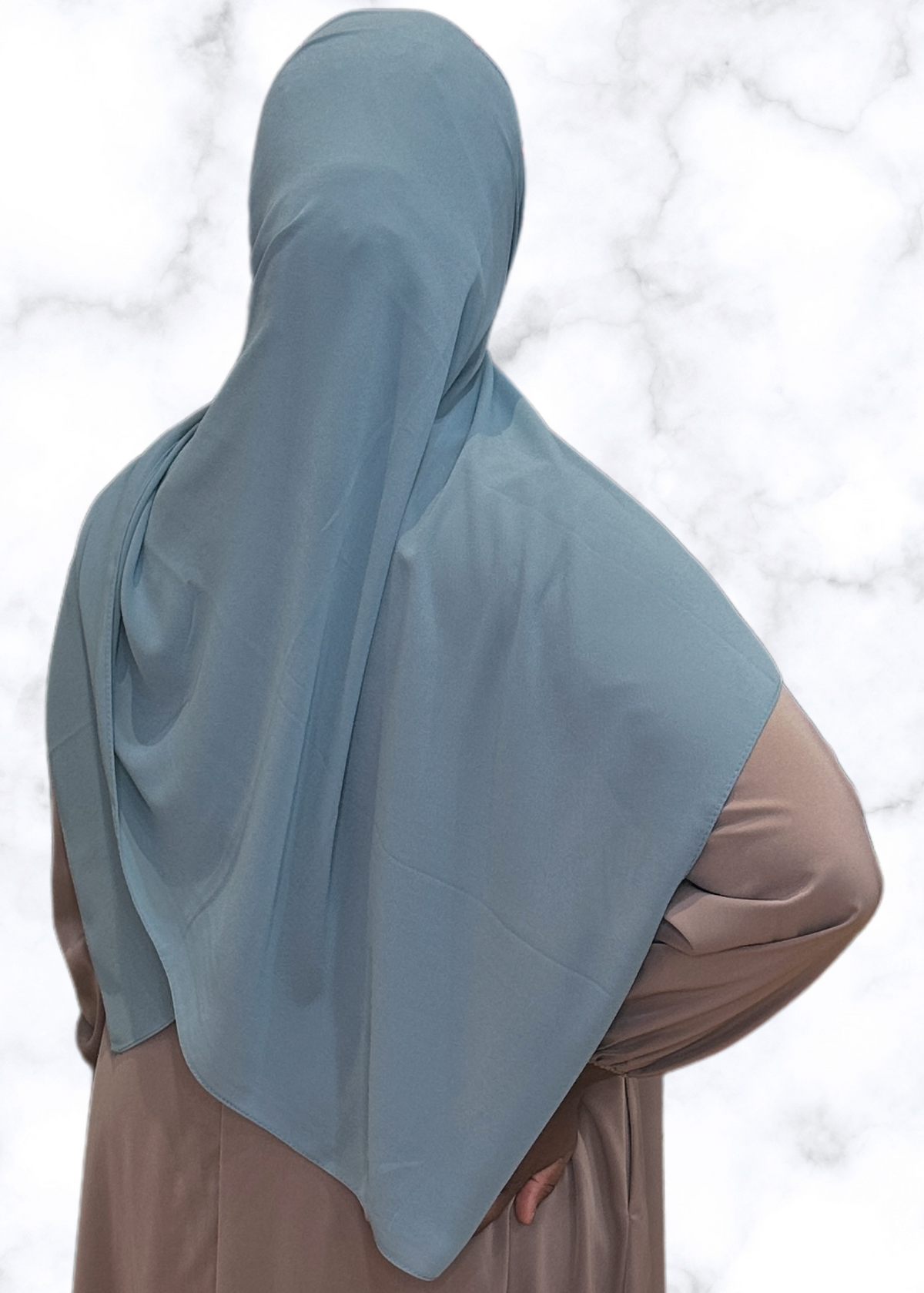 Turkish Blue - XL Premium Chiffon Hijab