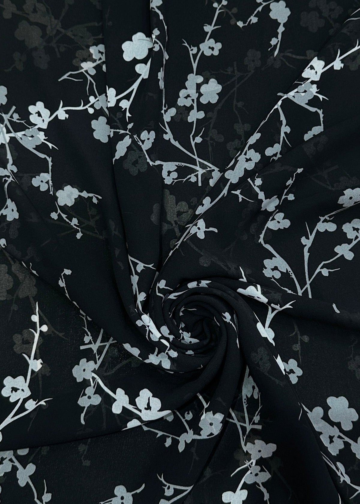 Black Oak - Chiffon Printed Hijab