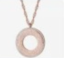 Ayatul Kursi - Circle Necklace Rose Gold