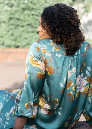 Dahlia Faux Wrap Blouse - Styled by Zubaidah