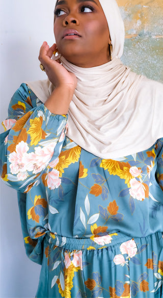 Dahlia Faux Wrap Blouse - Styled by Zubaidah